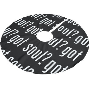 Saia Para Árvore De Natal De Poliéster tem alma?