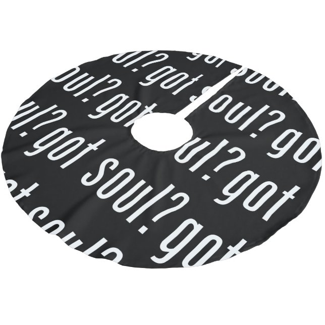 Saia Para Árvore De Natal De Poliéster tem alma? (Inclinado)