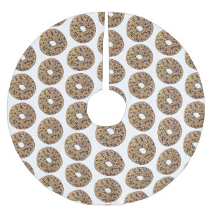 Saia Para Árvore De Natal De Poliéster Todas as Comidas de café da manhã de Sésamo-Papoil