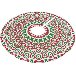 Saia Para Árvore De Natal De Poliéster Trippy Hippie Groovy Boho Funky Natal Mandala