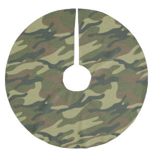 Saia Para Árvore De Natal De Poliéster Uniforme militar