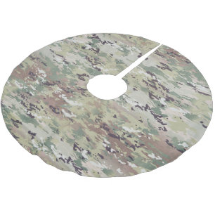 Saia Para Árvore De Natal De Poliéster Uniforme personalizado Camo do exército OCP Camo