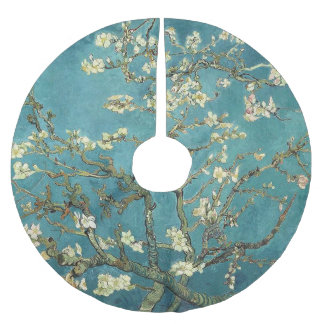 Saia Para Árvore De Natal De Poliéster Van Gogh Almond Blossoms
