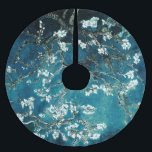 Saia Para Árvore De Natal De Poliéster Van Gogh Almond Blossoms Dark Teal<br><div class="desc">Artista: Vincent Van Gogh Título: Almond Blossoms black teal Adicione um toque de elegância,  classe,  sofisticação e charme à sua Árvore de Natal com o Almond Blossoms de Vincent Van Gogh numa paleta de cores atualizada.</div>