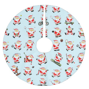 Saia Para Árvore De Natal De Poliéster Ventilador desportivo