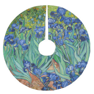 Saia Para Árvore De Natal De Poliéster Vincent Van Gogh - Íris