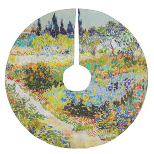 Saia Para Árvore De Natal De Poliéster Vincent van Gogh - Jardim de Arles