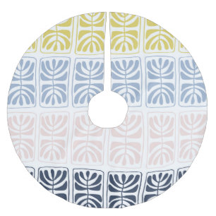 Saia Para Árvore De Natal De Poliéster Vintage Ethnic: Design artístico sem costura