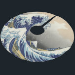 Saia Para Árvore De Natal De Poliéster vintage japanese ukiyo e art a onda do excelente<br><div class="desc">vintage japanese ukiyo e art os acessórios da casa da onda do excelente. ukiyo e decorações da casa do japonês.</div>