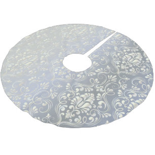 Saia Para Árvore De Natal De Poliéster Vintage Luxury Damask