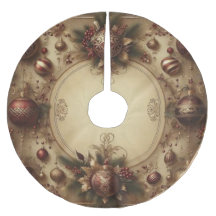 Vintage Maroon e Dourado Natal