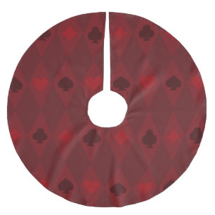 Saia Para Árvore De Natal De Poliéster Vintage Papais noeis Cantando Música de Natal