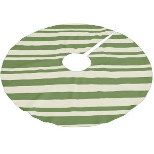 Saia Para Árvore De Natal De Poliéster Vintage Verde Elegante Bengala de Natal