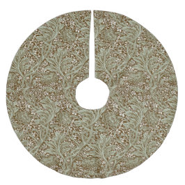 Saia Para Árvore De Natal De Poliéster Vintage William Morris Arcadia Sem Costura