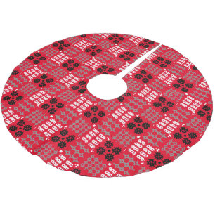 Saia Para Árvore De Natal De Poliéster Welsh Carthen Blanket Tapeçaria Design