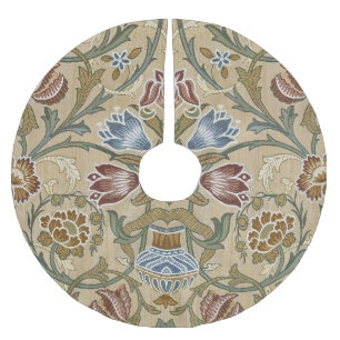 Saia Para Árvore De Natal De Poliéster William Morris Brocade Elegant Garden Classic
