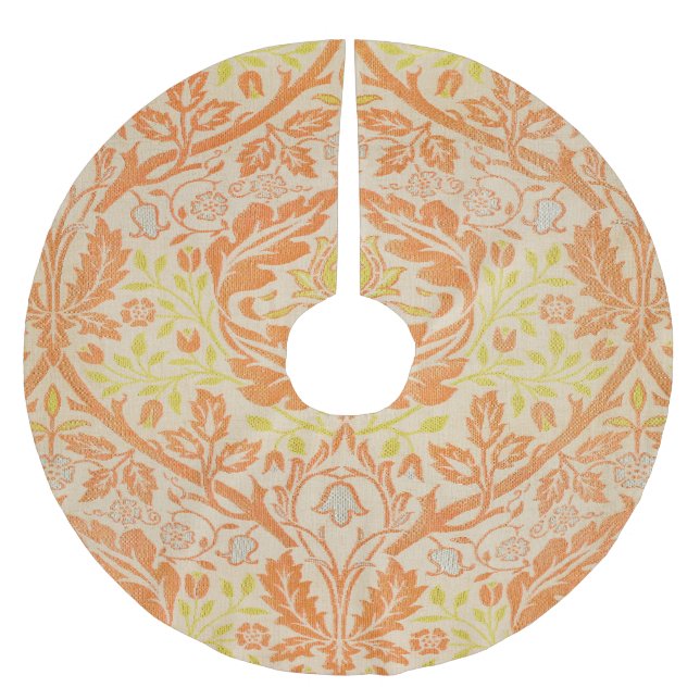 Saia Para Árvore De Natal De Poliéster William Morris Ouro Bough Tapeçaria (Frente)