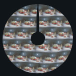 Saia Para Árvore De Natal De Poliéster Winter Chihuahua Caravan Christmas Adventure<br><div class="desc">Adotar a magia de uma noite de inverno nevada enquanto uma caravana desliza graciosamente através da paisagem iluminada pela lua. A beleza serena da neve escutadora e o brilho encantador da lua criam uma cena cativante,  prometendo uma aventura inesquecível de Natal cheia de calor,  alegria e memórias queridas.</div>