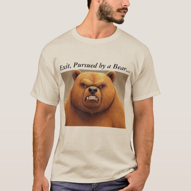 Saída, Perseguida por uma t-shirt do urso (Frente)