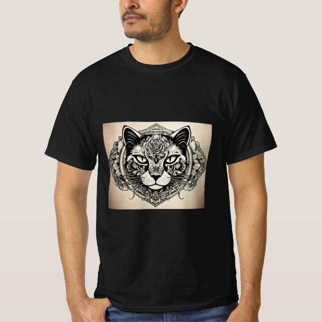 Sailor Jerry Cat Flash T-Shirt (Frente)