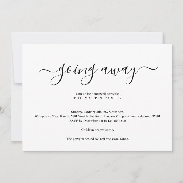 Saindo do Convite de festas (Frente)