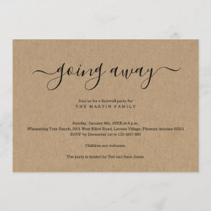 Saindo do Convite de festas   Rustic Kraft