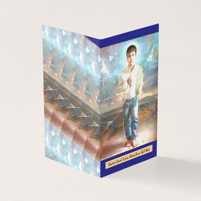Saint José Sánchez del Rio Prayer Card (Exterior)