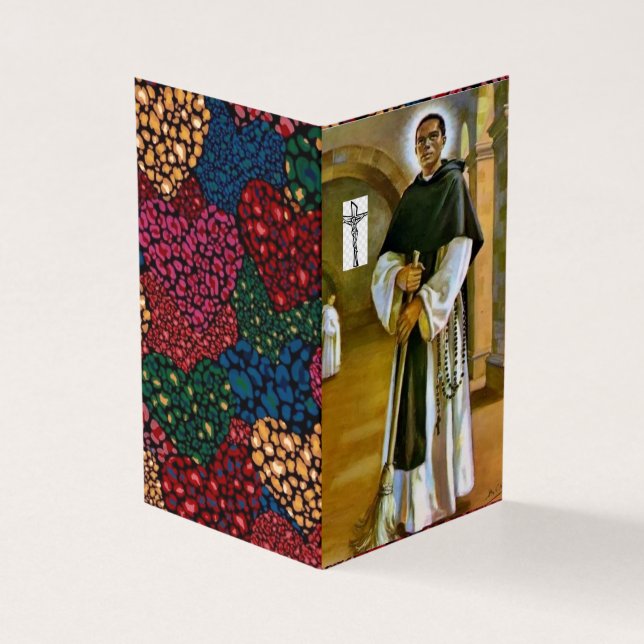 Saint Martin of Porres Prayer Card (Exterior)