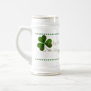 Saint Patricks Caneca de cerveja Maio As Bênçãos