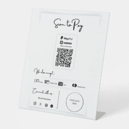 Sair para Pagar Um Código QR