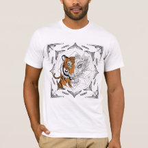 Sak Yant Tiger a transformar-se em Dragão T-Shirt
