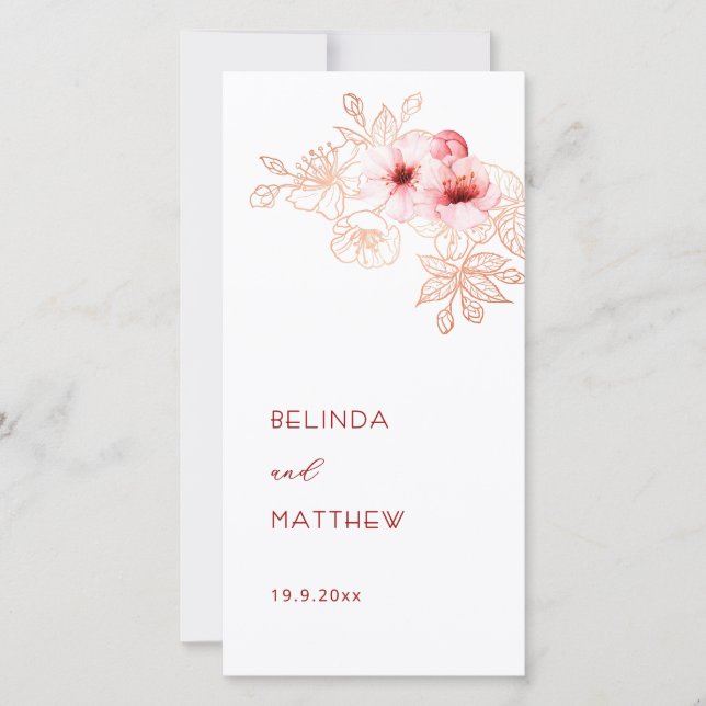 Sakura Artística | Programa de Casamento (Frente)