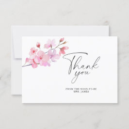 Sakura - cartões de agradecimentos chá de panela