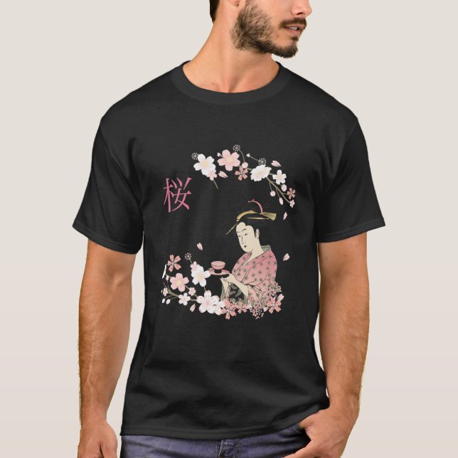 Sakura Geisha T-Shirt (Frente)