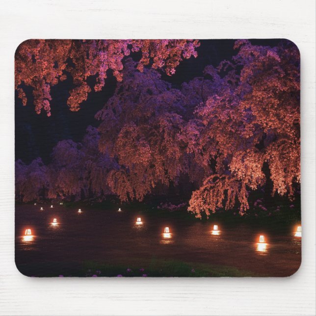 Sakura (noite) Mousepad (Frente)