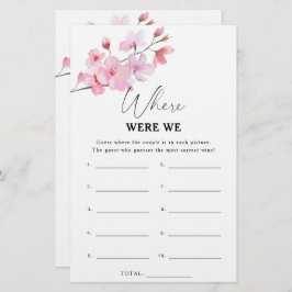 Sakura - Onde estávamos no jogo de chá de panela