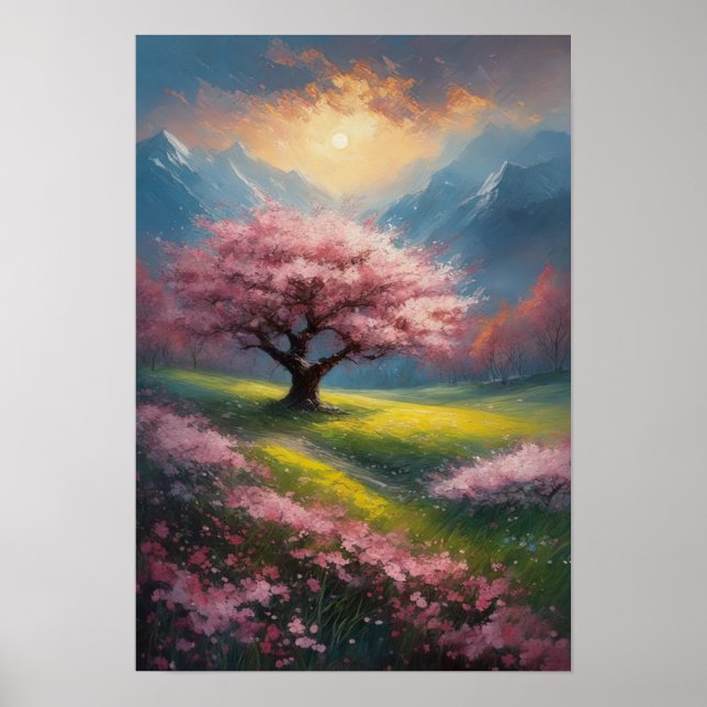Sakura Reverie, Poster de Arte Digital (Frente)