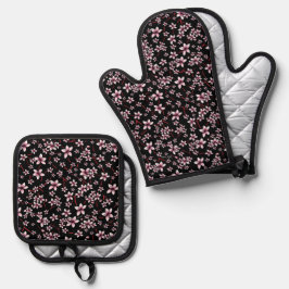 Sakura Rosa em Preto