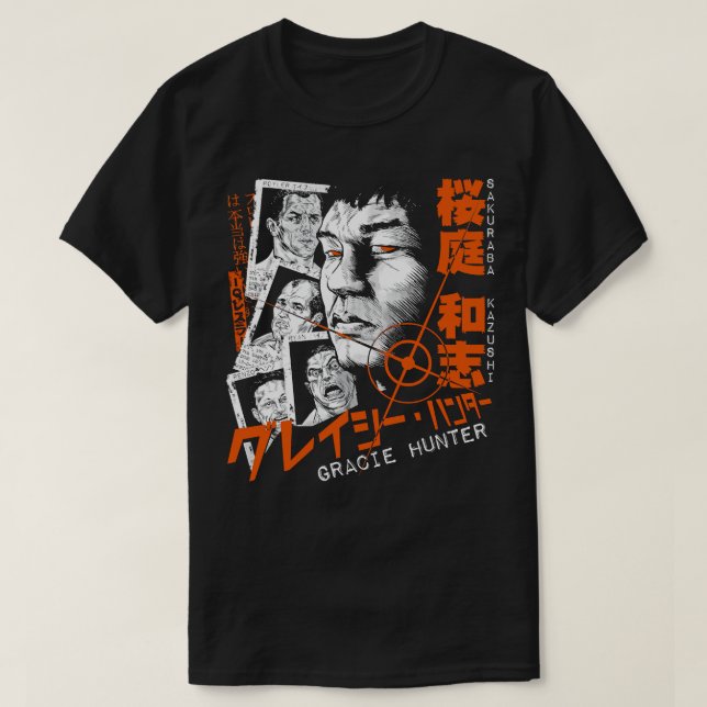 Sakuraba, A Camisa Essencial Do Caçador De Gracie (Frente do Design)