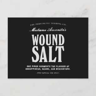 Sal de ferida - cartão postal