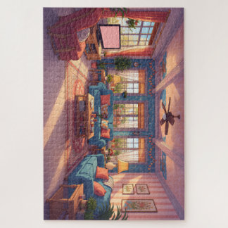     Sala de Anime Aconchegante Quebra-Cabeça 