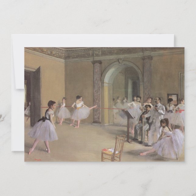 Sala de Dança na Ópera por Edgar Degas (Frente)