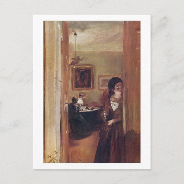 Sala de Estar com o cartão postal da Irmã do Artis (Frente)