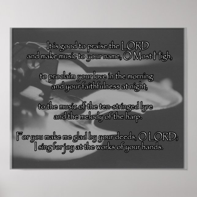 sala de música elogia poster (Frente)