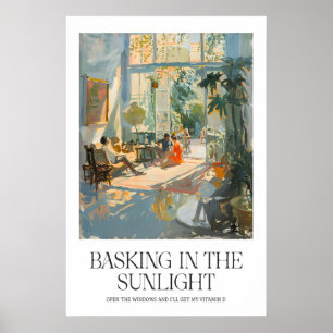 Sala de Sol Inspirada em Matisse Impressão Cena In