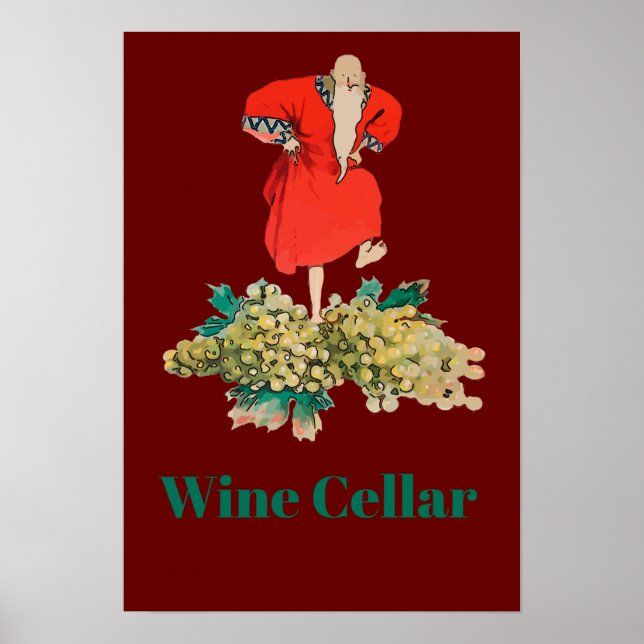 Sala de Vinhos Cabernet Poster (Frente)