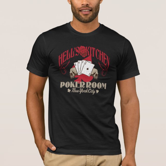 Sala do póquer da cozinha dos infernos, t-shirt da (Frente)