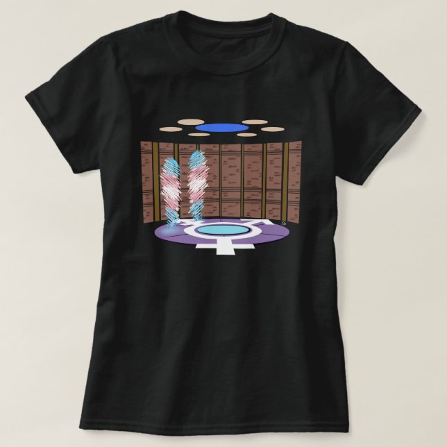 Sala do transportador - t-shirt (Frente do Design)