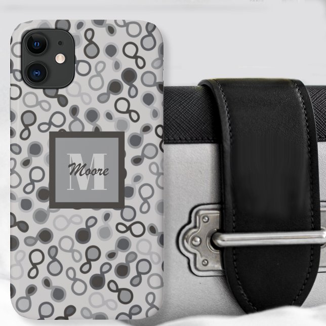 Sala Híbrida - capas de iphone De Casquilho De Cin (Hybrid Paisley - Grayscale Case-Mate iPhone Case by Leapfroglisics Shop)