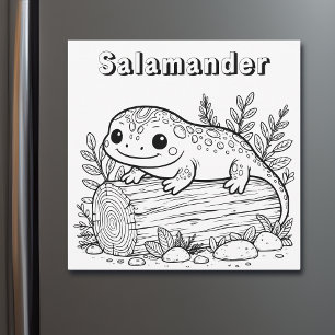 Salamander Página de Coloração da Criança